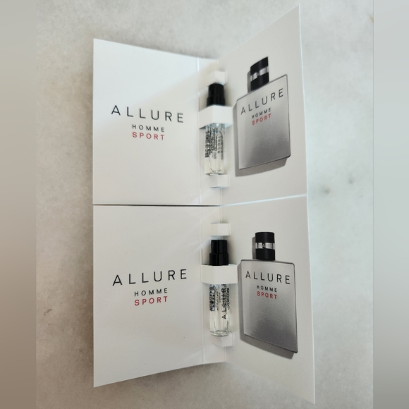 Chanel Allure Homme Sport 2 vials 1.5 ML each BNWT - Picture 2 of 2